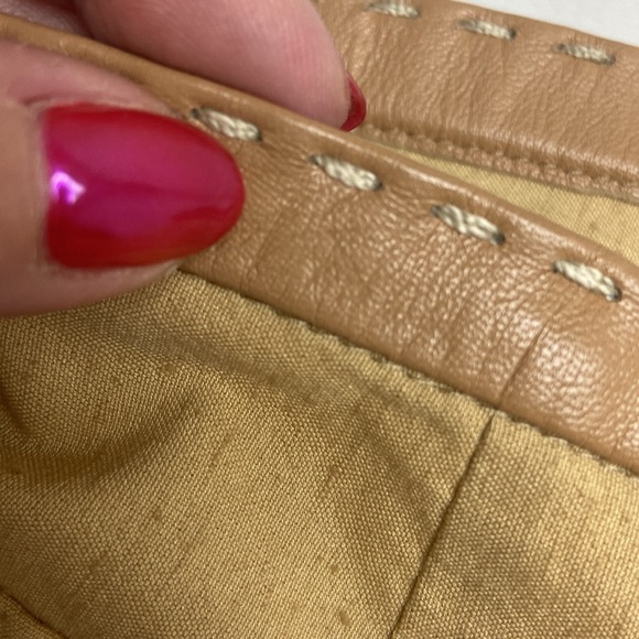 Fendi vintage high waisted pants with leather detail.  Amazing zipper pull! Luxe - Picture 8 of 12